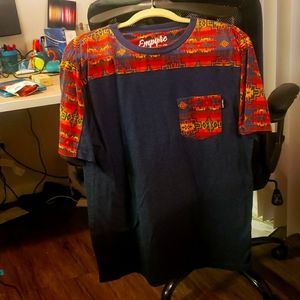 Empyre multi patterned shirt